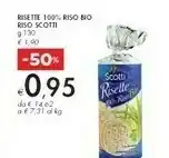 Bennet Riso Scotti Risette 100% Riso Bio offerta
