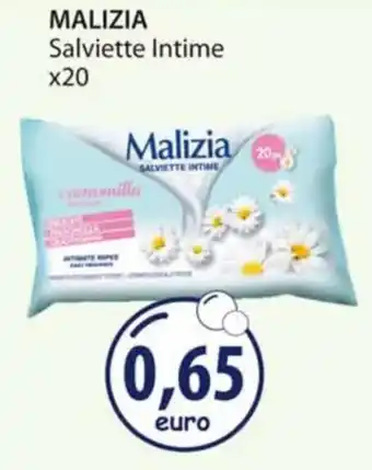Acqua & Sapone MALIZIA Salviette Intime x20 offerta
