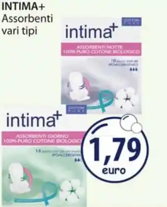 Acqua & Sapone INTIMA+ Assorbenti vari tipi offerta
