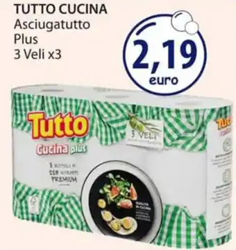 Acqua & Sapone TUTTO CUCINA Asciugatutto Plus 3 Veli x3 offerta