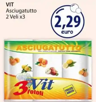 Acqua & Sapone VIT Asciugatutto 2 Veli x3 offerta