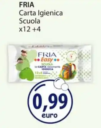 Acqua & Sapone FRIA Carta Igienica Scuola x12+4 offerta
