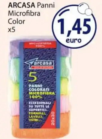 Acqua & Sapone ARCASA Panni Microfibra Color x5 offerta