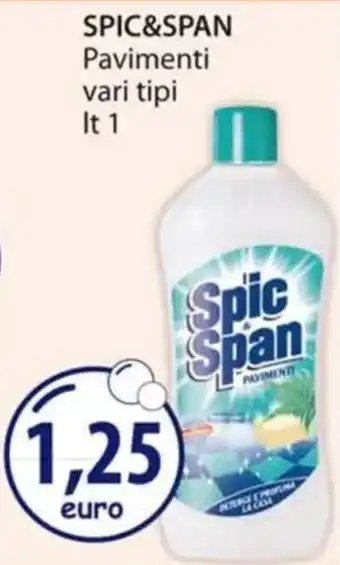 Acqua & Sapone SPIC&SPAN Pavimenti vari tipi It 1 offerta
