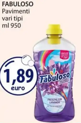 Acqua & Sapone FABULOSO Pavimenti vari tipi ml 950 offerta