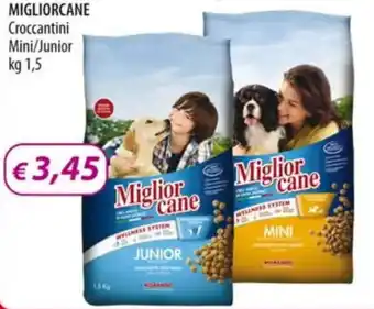 Acqua & Sapone MIGLIORCANE Croccantini Mini/Junior kg 1,5 offerta