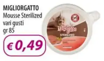 Acqua & Sapone MIGLIORGATTO Mousse Sterilized vari gusti gr 85 offerta