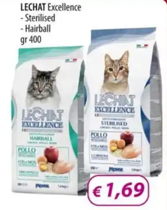 LECHAT Excellence Sterilised, Hairball gr 400