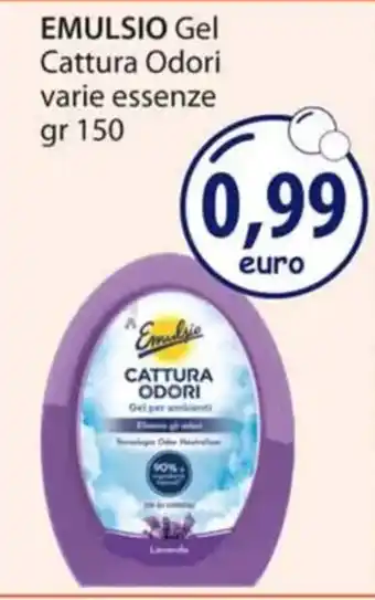 Acqua & Sapone EMULSIO Gel Cattura Odori varie essenze gr 150 offerta