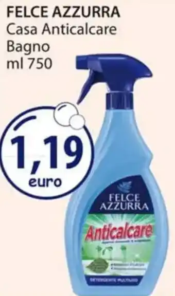 Acqua & Sapone FELCE AZZURRA Casa Anticalcare Bagno ml 750 offerta