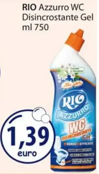 Acqua & Sapone RIO Azzurro WC Disincrostante Gel ml 750 offerta