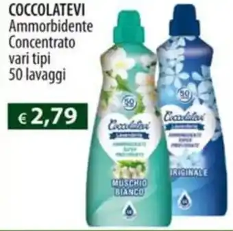 Acqua & Sapone COCCOLATEVI Ammorbidente Concentrato vari tipi 50 lavaggi offerta