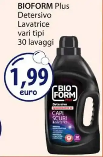 Acqua & Sapone BIOFORM Plus Detersivo Lavatrice vari tipi 30 lavaggi offerta