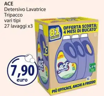 Acqua & Sapone ACE Detersivo Lavatrice Tripacco vari tipi 27 lavaggi x3 offerta