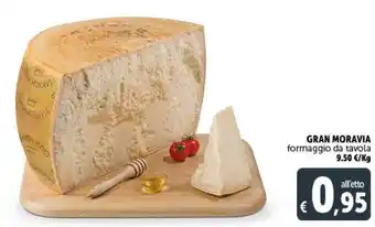 Deco Market GRAN MORAVIA formaggio da tavola offerta