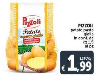 Deco Market PIZZOLI patate pasta gialla in conf. da kg 1,5 offerta