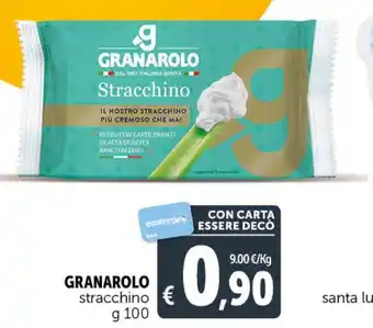Deco Market GRANAROLO stracchino g 100 offerta