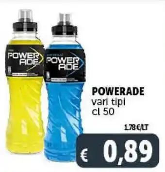 POWERADE vari tipi cl 50