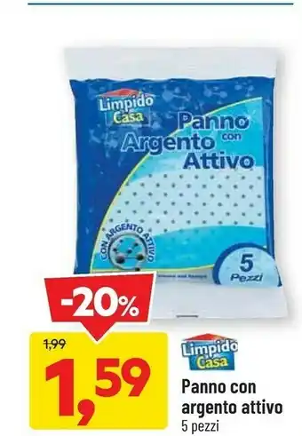 Panno Con Argento Attivo