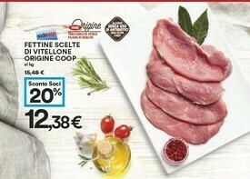 Coop Coop Fettine Scelte Di Vitellone offerta