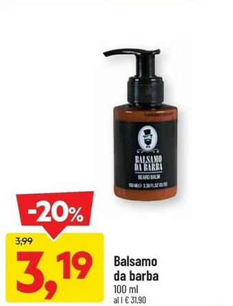 DPiù Balsamo Da Barba offerta