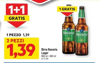 DPiù Bavaria Birra Lager offerta