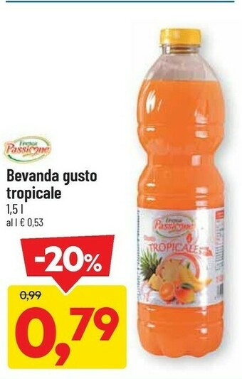 DPiù Bevanda Gusto Tropicale offerta