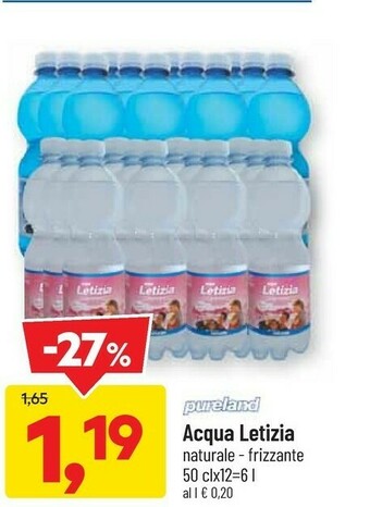 DPiù Pureland Acqua Letizia offerta