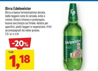 DPiù Edelmeister Birra offerta