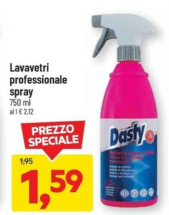 DPiù Lavavetri Professionale Spray offerta