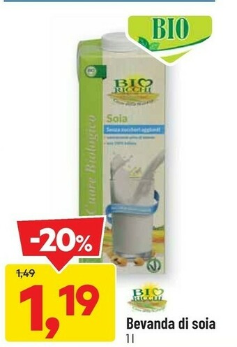 DPiù Bio ricchi Bevanda Di Avena Bio offerta