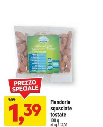 DPiù Mandorle Sgusciate Tostate offerta