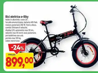 DPiù E-biky Bici Elettrica offerta
