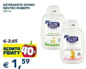Esselunga Neutro Roberts Detergente Intimo offerta
