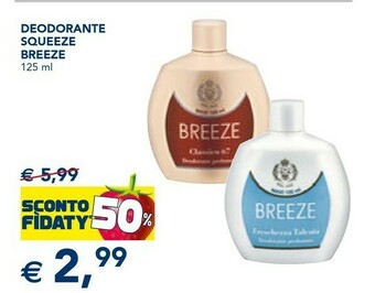 Breeze Deodorante Squeeze