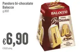 Pan Pandoro bi-chocolate Balocco g.800 offerta