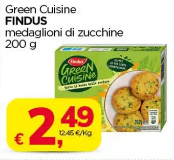 Le Mark Green Cuisine FINDUS medaglioni di zucchine 200 g offerta