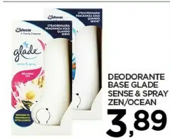 Despar Glade Deodorante Base Sense & Spray Zen/ocean offerta