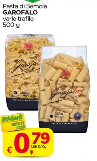 Pasta di Semola GAROFALO varie trafile 500 GAROFALO varie trafile