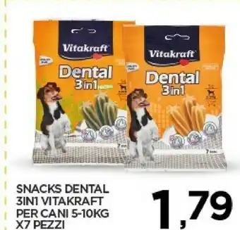 Despar Vitakraft Dental 3in1 Snacks offerta