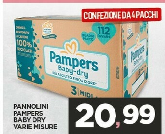 Despar Pampers Baby Dry offerta
