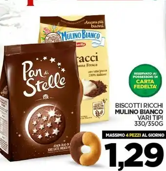 Despar Mulino Bianco Biscotti Ricchi offerta