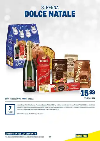 Metro STRENNA DOLCE NATALE offerta