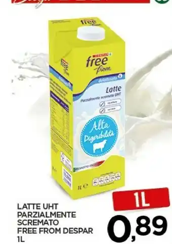 Despar Lotte Latte parzialmente scremato offerta