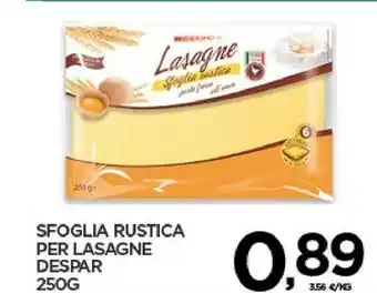 Despar Pasta all'uovo offerta