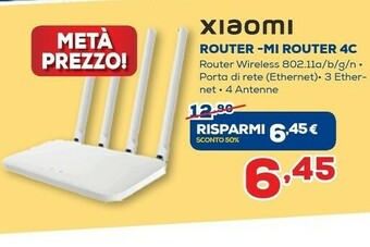 Euronics Xiaomi Router - MI Router 4C offerta