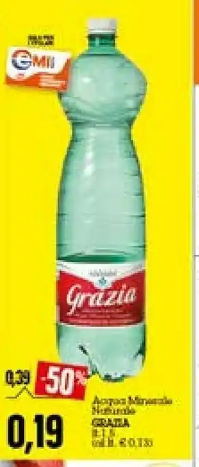Emi Supermercati Grazia Acqua offerta