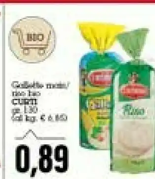 Emi Supermercati Curtiriso - Riso Gallette Biologiche 130 G(ml) offerta
