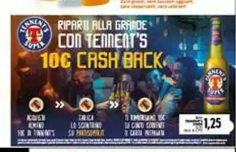 Emi Supermercati Tennent's Birra Super Strong Lager 330 G(ml) offerta