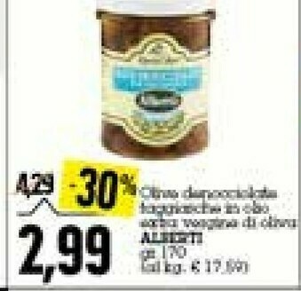 Emi Supermercati Alberti - Olive Denocciolate in Qualità Taggiasca 170 g(ml) offerta